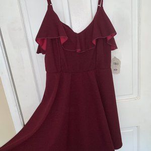Ruffled top party dress